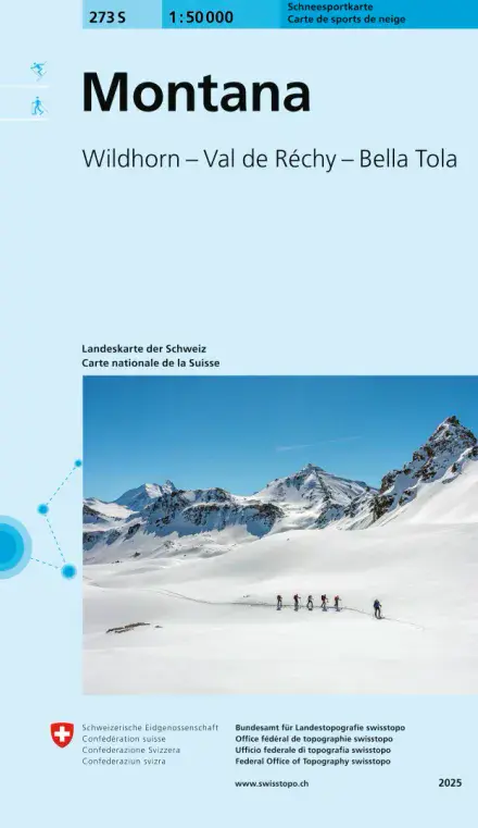 Swiss 273 S Montana (Ski Edition) 1:50,000