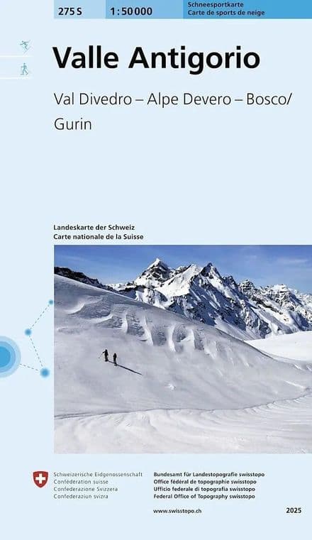 Swiss 275 S Valle Antigorio (Ski Edition) 1:50,000