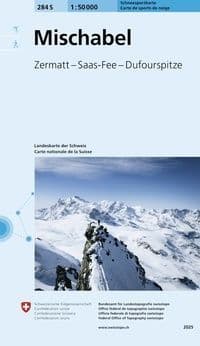 Swiss 284 S Mischabel Zermatt (Ski Edition) 1:50,000