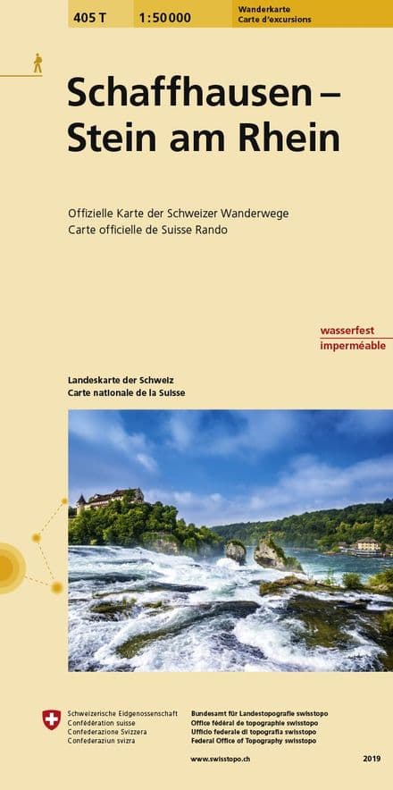 Swiss 405 T Schaffhausen / Stein am Rhein (Hiking Edition) 1:50,000