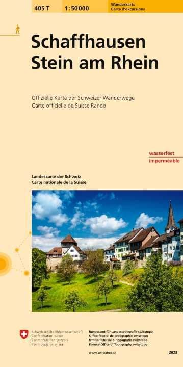 Swiss 405 T Schaffhausen / Stein am Rhein (Hiking Edition) 1:50,000