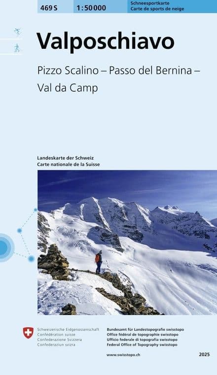 Swiss 469 S Val Poschiavo (Ski Edition) 1:50,000