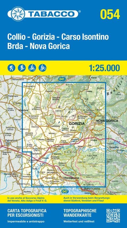 Tabacco 054 - Collio - Brda - Gorizia