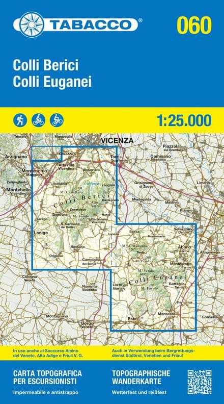 Tabacco 060 - Colli Euganei / Abano e Montegrotto Terme