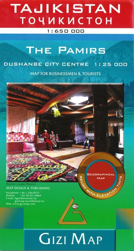 Tajikistan Road Map - Gizi