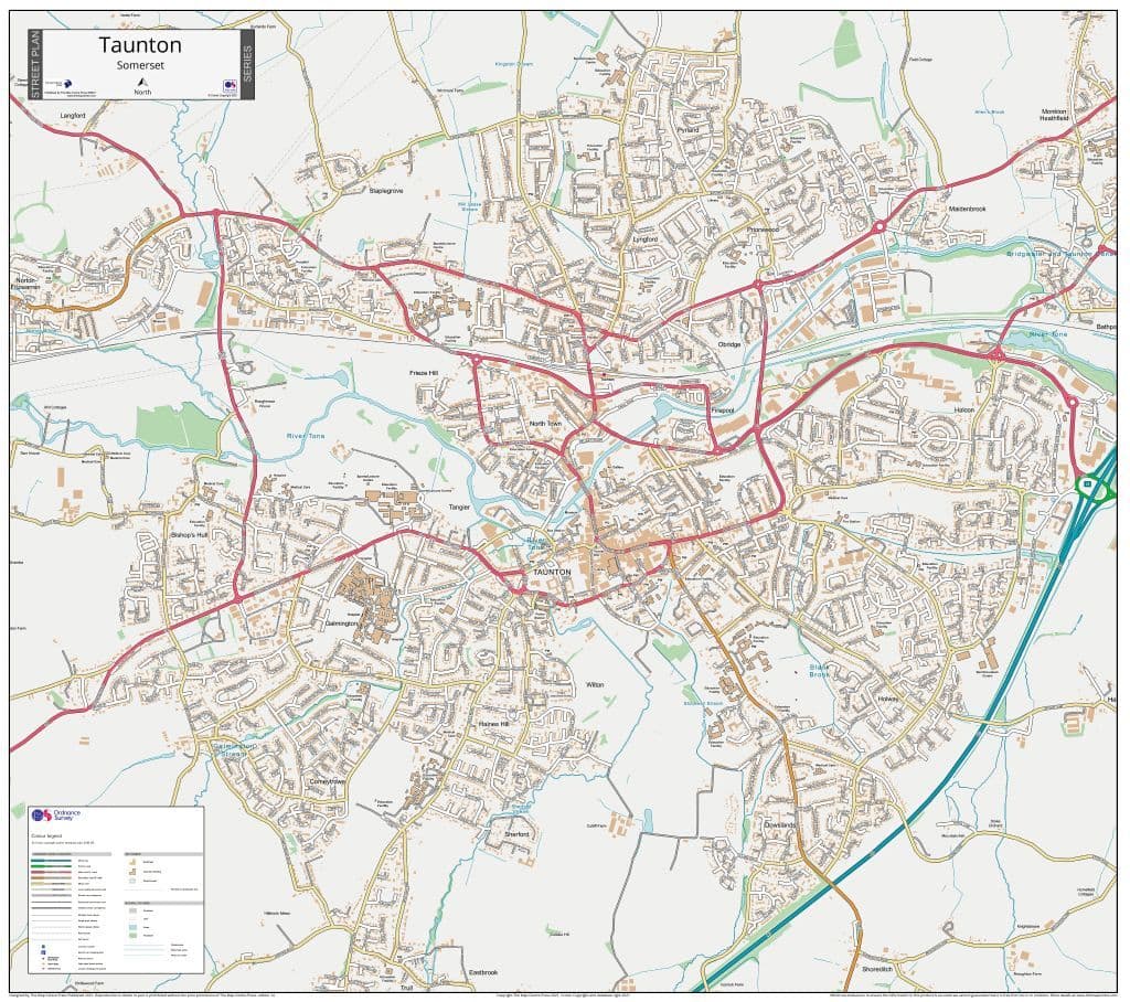 Taunton Street Map Taunton Street Map