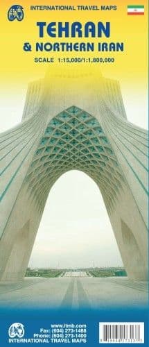 Tehran & North Iran Travel Map