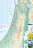 Tel Aviv & Jaffa & Israel Central Travel Map