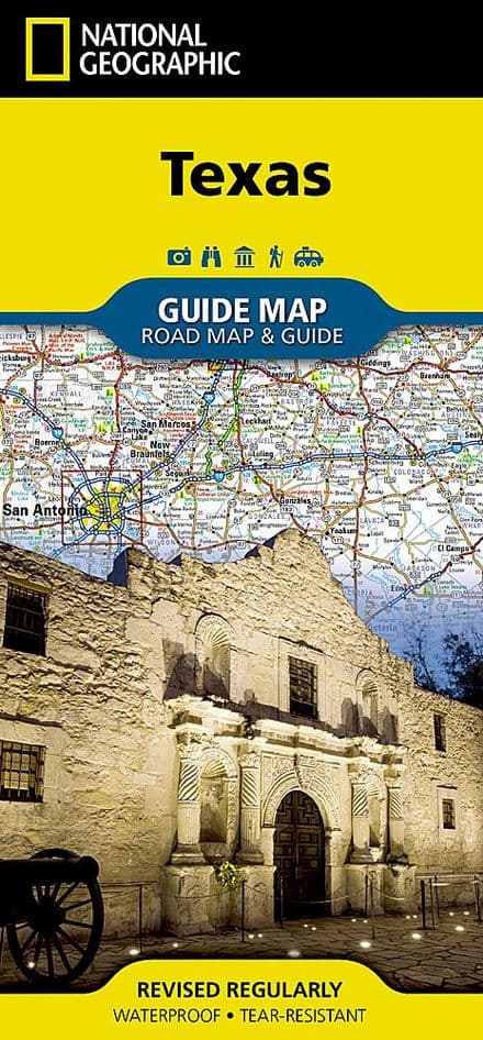Texas Road Map & Travel Guide GM38