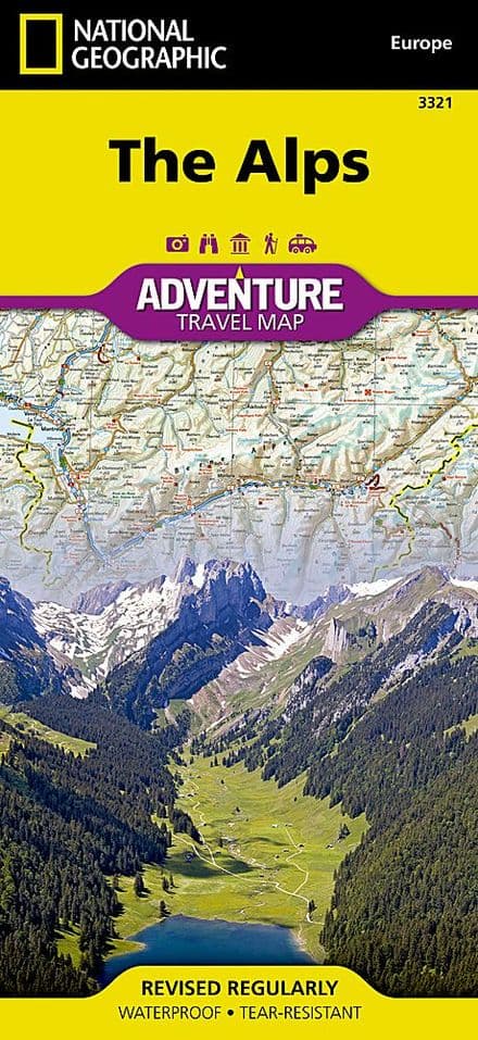 The Alps - National Geographic Adventure Map
