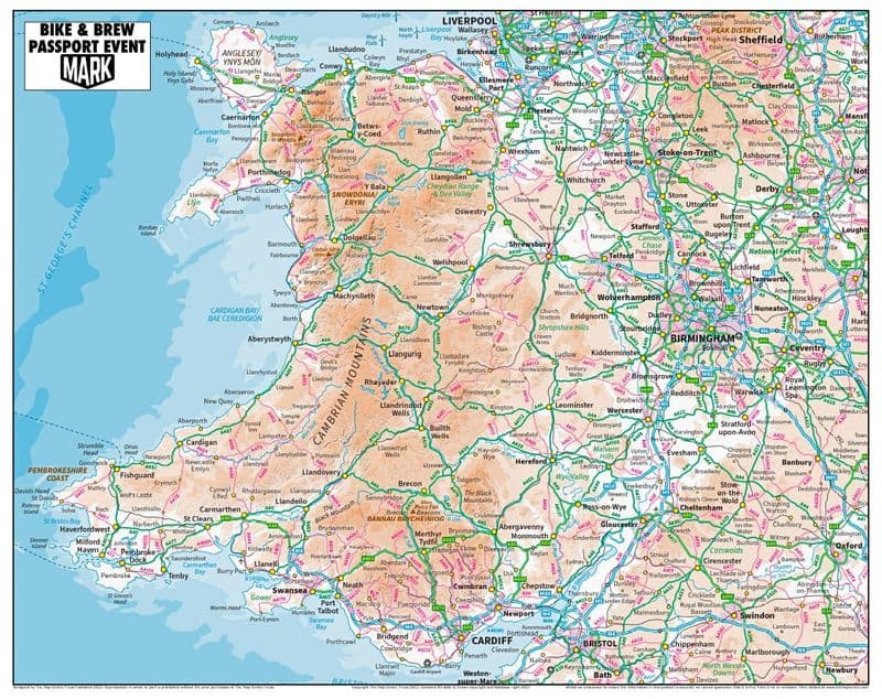 The Bike & Brew Map 2025