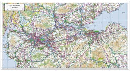 The Central Belt - Special Road Map