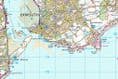 The Jurassic Coast - Wall Map - 1:50,000 - 2025
