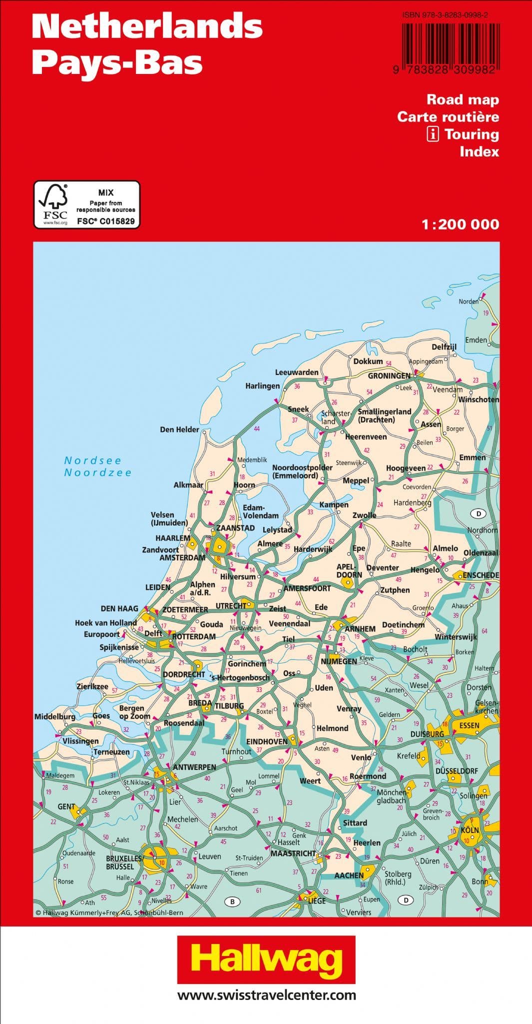 地図・旅行ガイド Millennium2000 HALLWAG EUROPE ROAD ATLAS Europe Hallwag, Buy Maps of Europe - Mapworld