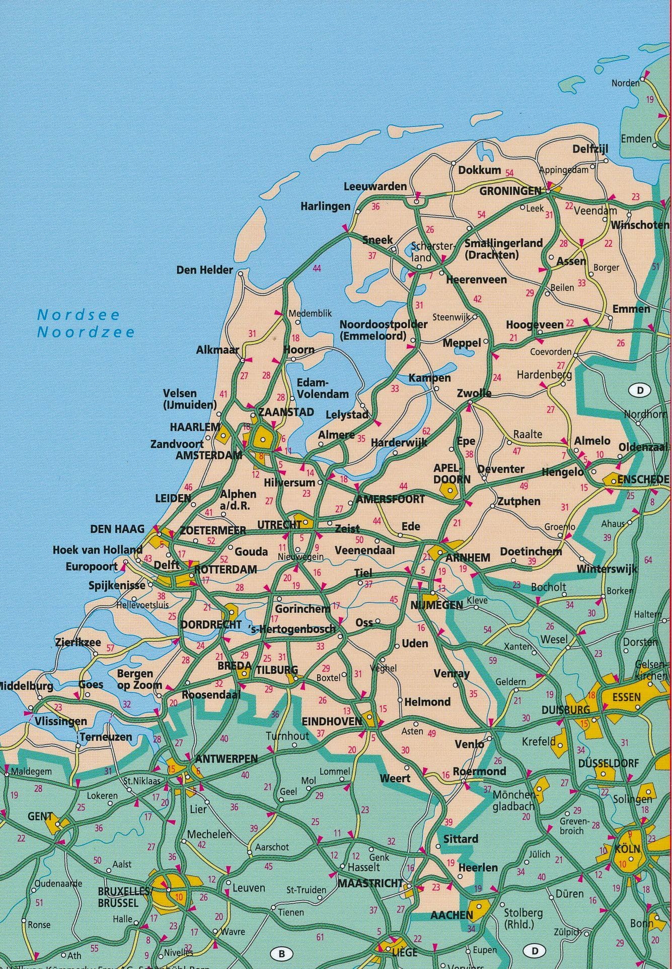 Europe Hallwag, Buy Maps of Europe - Mapworld