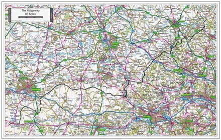 The Ridgeway - Wall Map