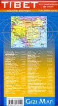 Tibet Road Map - Gizi