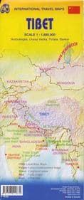 Tibet Travel Map - Folded - Waterproof - ITM