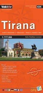 Tirana City Street Map - Vektor **Unavailable