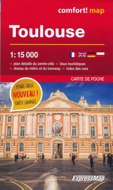 Toulouse Street Map Pocket Size - Comfort Map