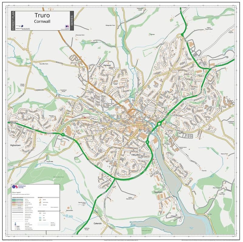 Truro Street Map