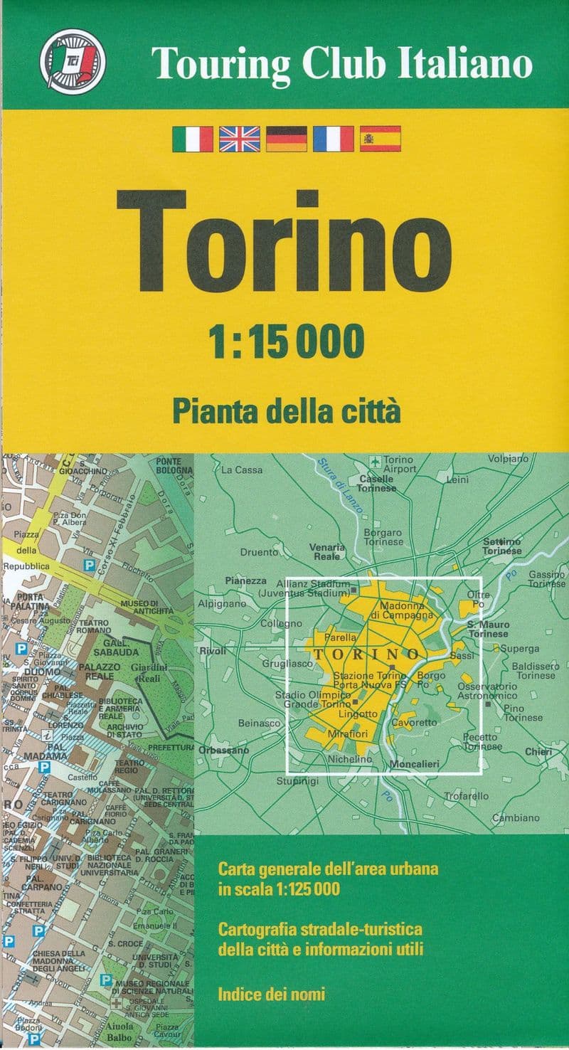 Turin Street Map - TCI