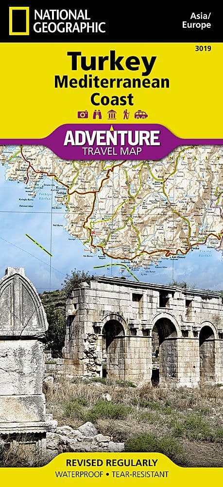 Turkey Mediterranean Coast - Adventure Map - National Geographic