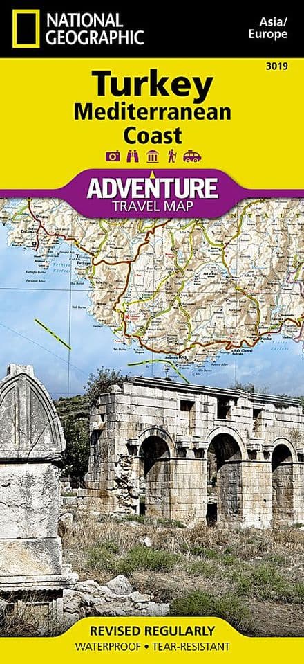 Turkey Mediterranean Coast - Adventure Map - National Geographic