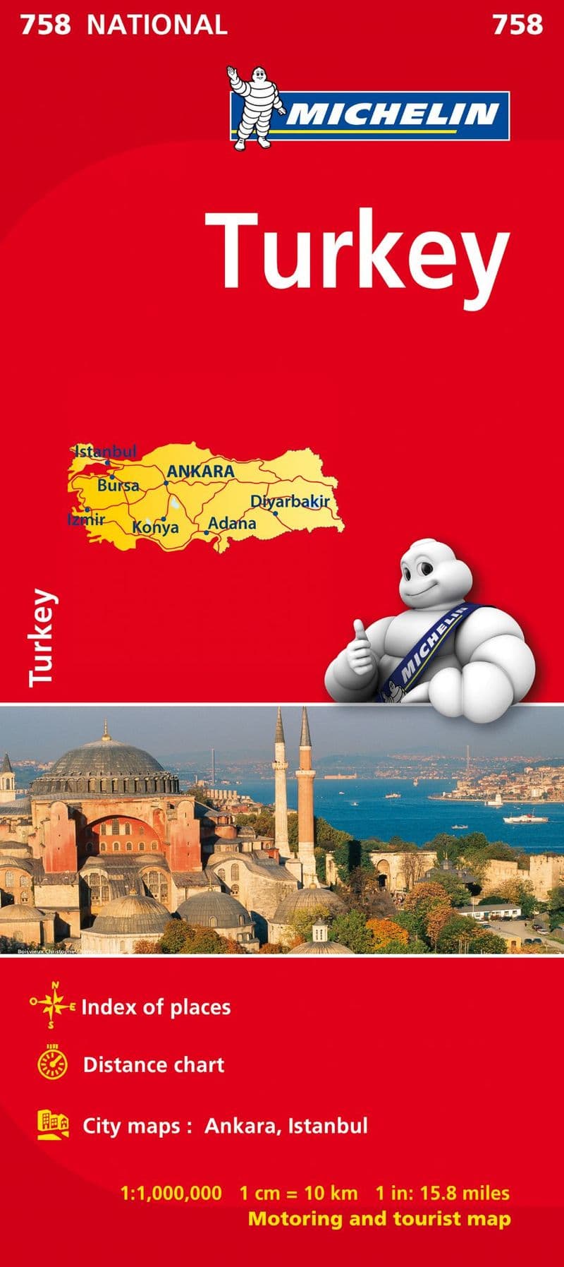 Turkey - Michelin National Map 758