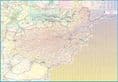Turkmenistan & Afghanistan Travel Map