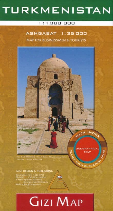 Turkmenistan Road Map - Gizi