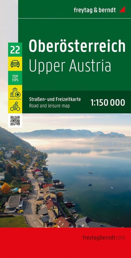 Upper Austria 22 - Freytag & Berndt - 1:150,000