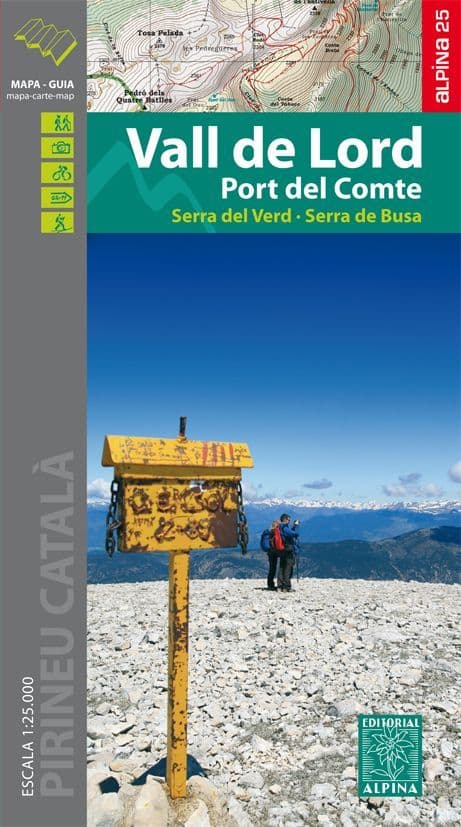 Vall de Lord - Port del Comte 1:25 000 Alpina Editorial 313