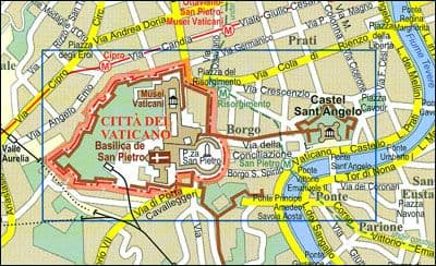 Vatican City Map - Gizi