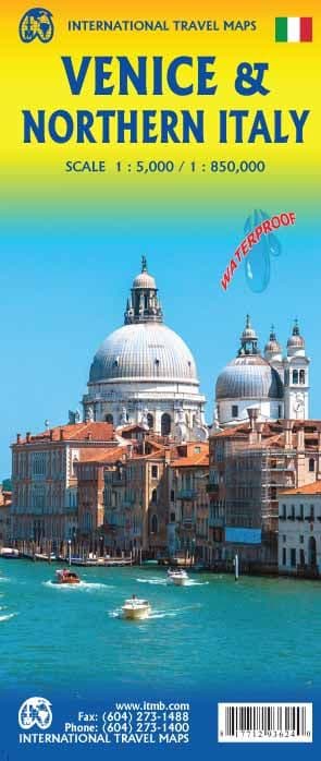 Venice & Northern Italy - Travel Map - ITM