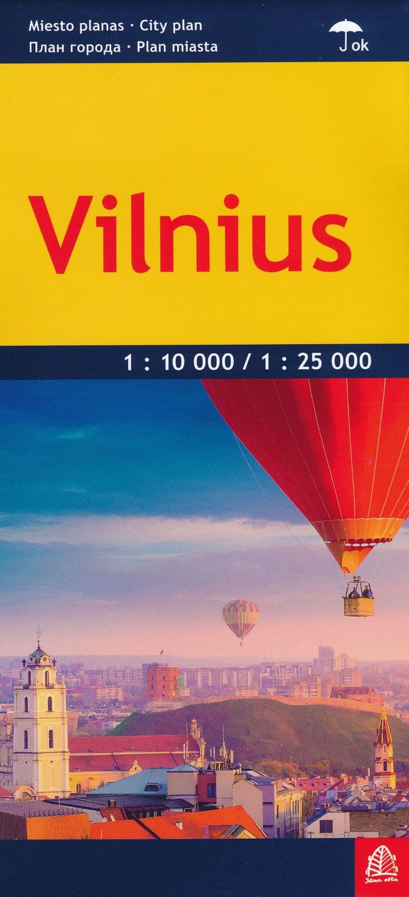 Vilnius Street Map - Jana Seta