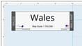 Wales Wall Map - EXTRA LARGE - 138 x 162cm