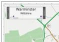 Warminster Street Map