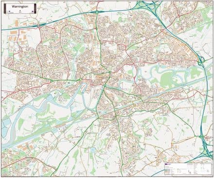 Warrington Street Map