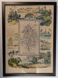 Warwickshire - by 'Reuben Ramble' - Reproduction County Map