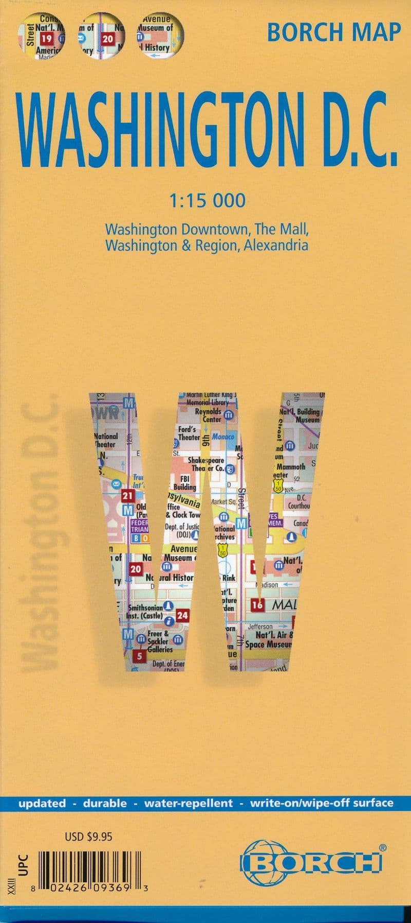 Washington DC - Street Map - Borch