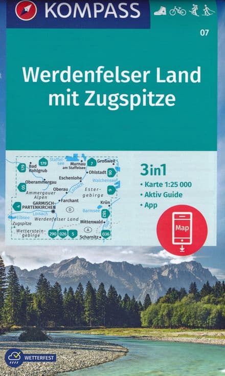 Werdenfelser Land mit Zugspitze - Kompass 07
