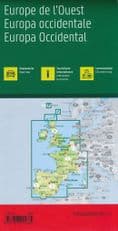 Western Europe Road Map - Freytag & Berndt