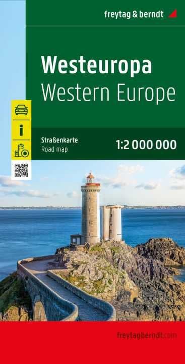 Western Europe Road Map - Freytag & Berndt
