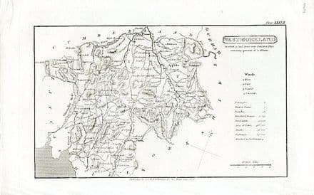Westmoreland G & WB Whittaker 1824 - Original Map