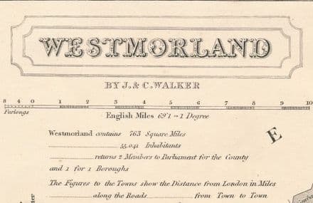 Westmoreland - J & C Walker - 1836