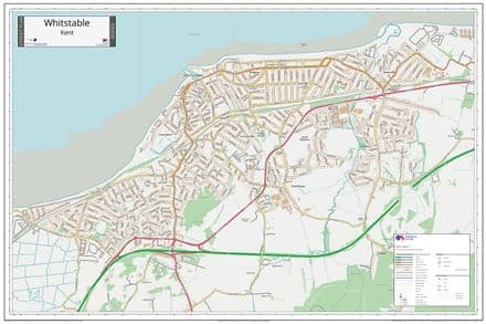 Whitstable Street Map