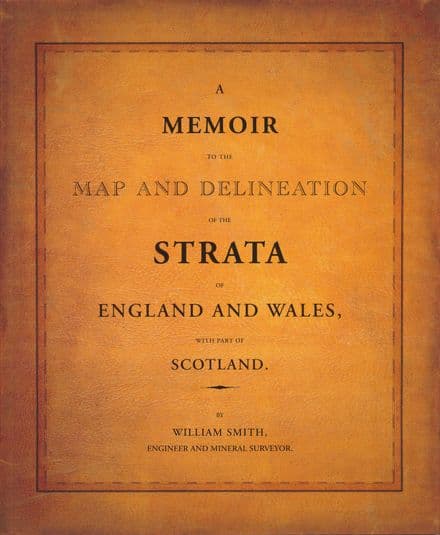 William Smith's Memoir for his 1815 Geological Map