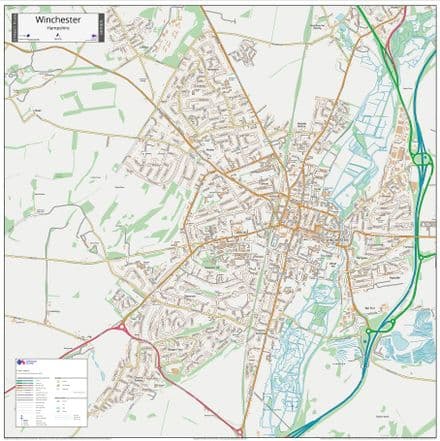 Winchester Street Map