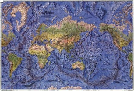 World Ocean Floor - Published 1981 by National Geographic